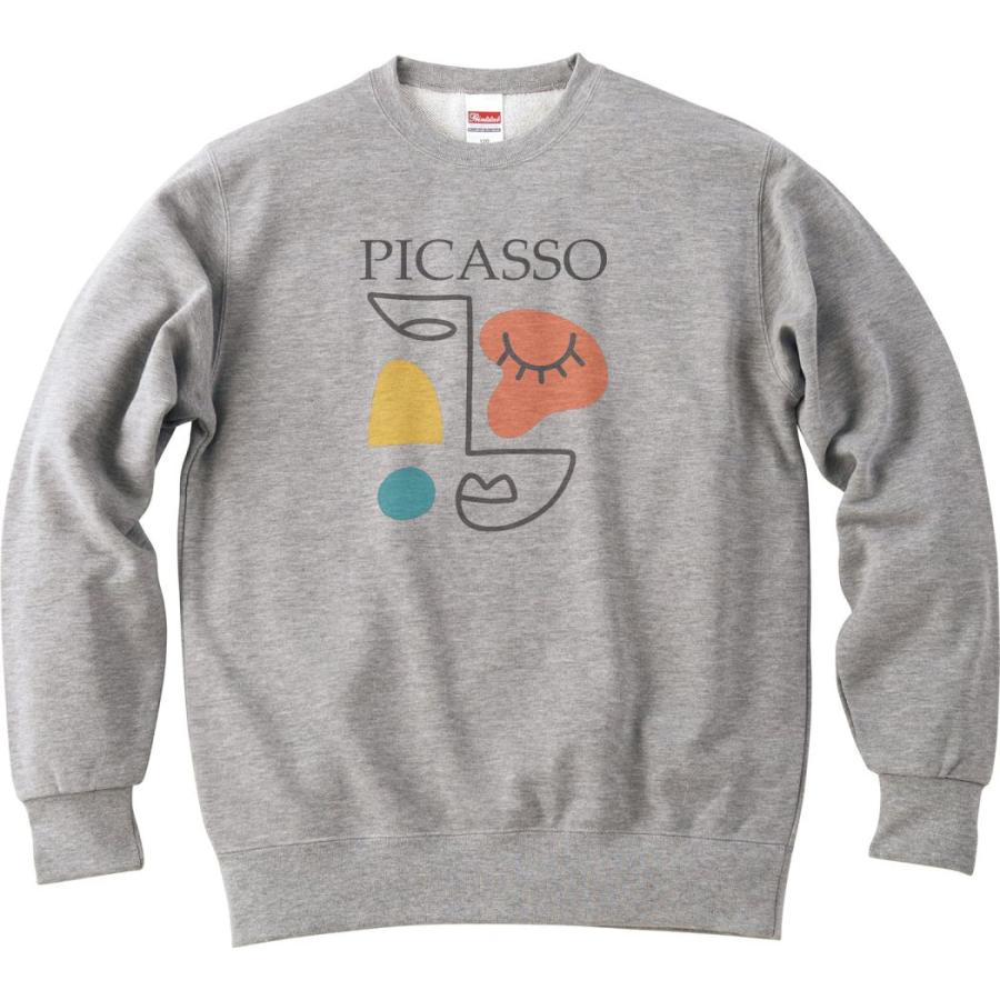 デザイン アート ピカソ PICASSO イラスト 長袖 トレーナー スエット 