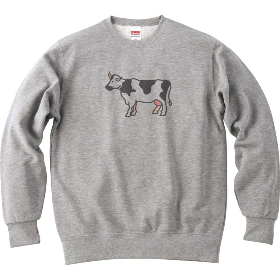 牛 ウシ 動物・生き物 長袖 トレーナー スエット ロングスリーブ