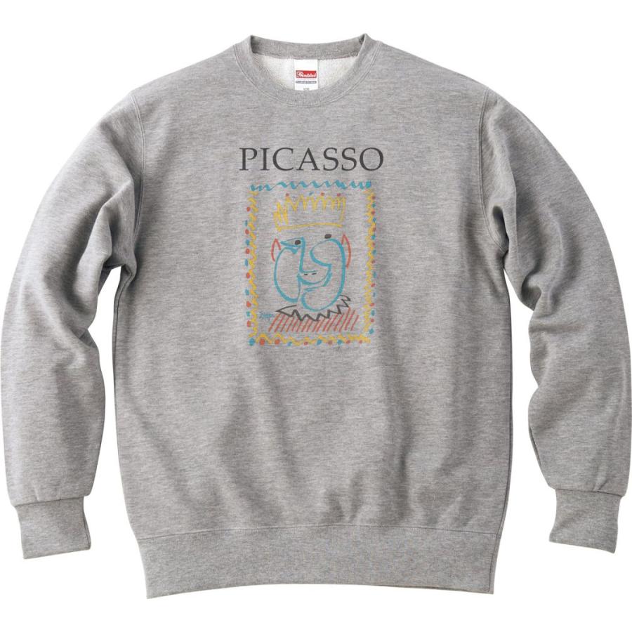 デザイン アート ピカソ PICASSO イラスト 長袖 トレーナー スエット 