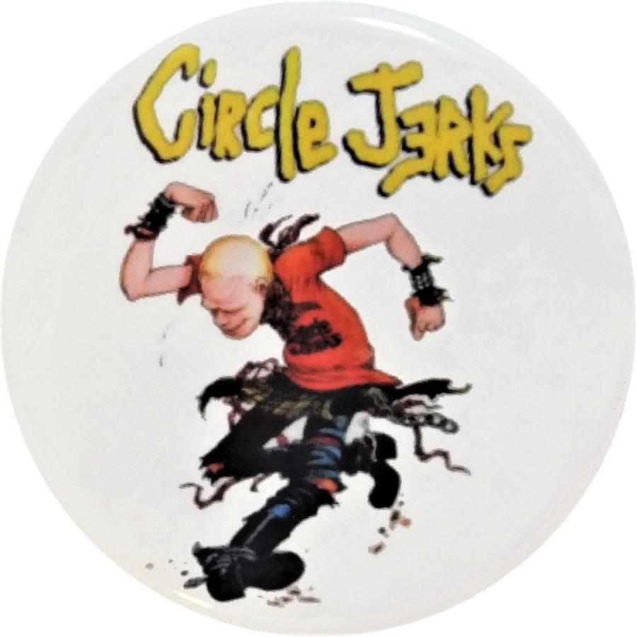 CIRCLE JERKS 音楽 シネマ 缶バッジ （安全ピンタイプ直径38mm