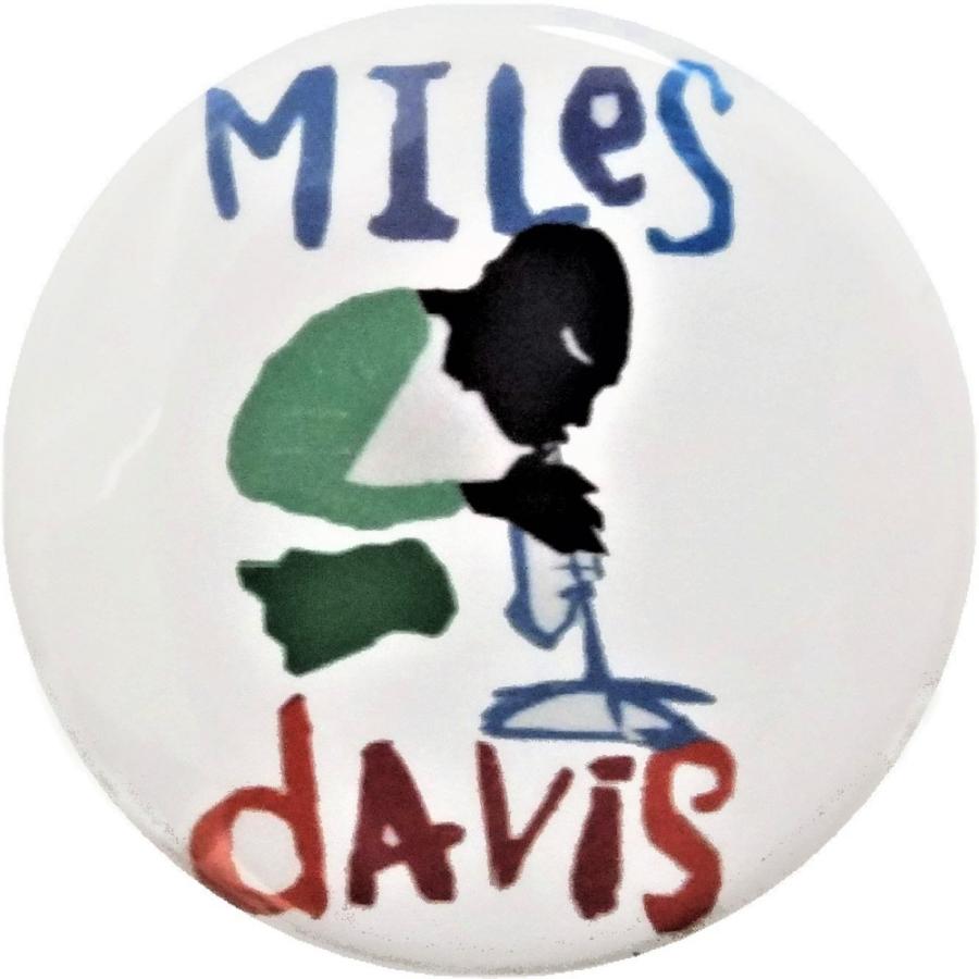 マイルスデイビス 音楽 シネマ 缶バッジ （安全ピンタイプ直径38mm