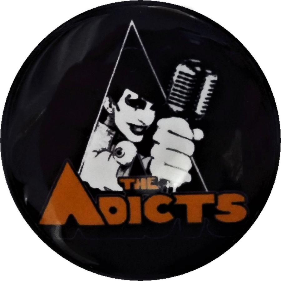 THE ADICTS 音楽 シネマ 缶バッジ （安全ピンタイプ直径38mm