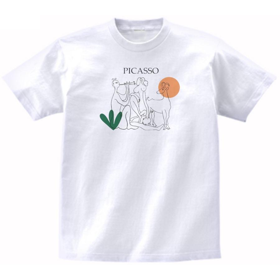 デザイン アート ピカソ PICASSO イラスト Tシャツ : うえきたや