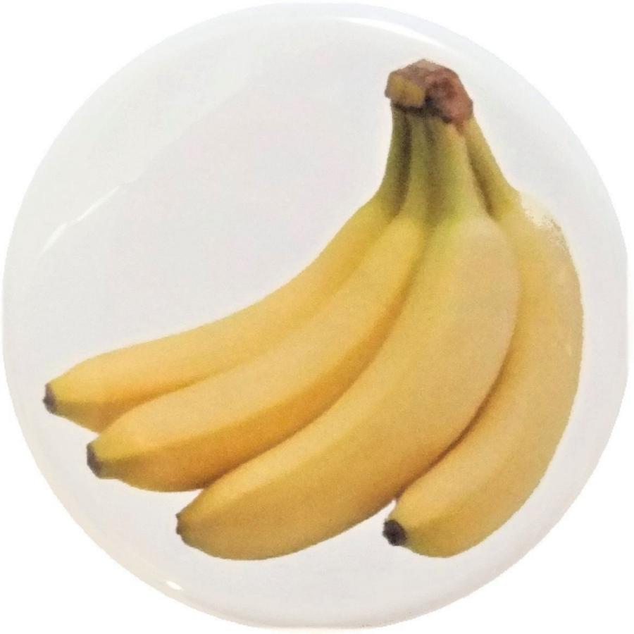 バナナ 食べ物 野菜 缶バッジ （安全ピンタイプ直径38mm） : うえき