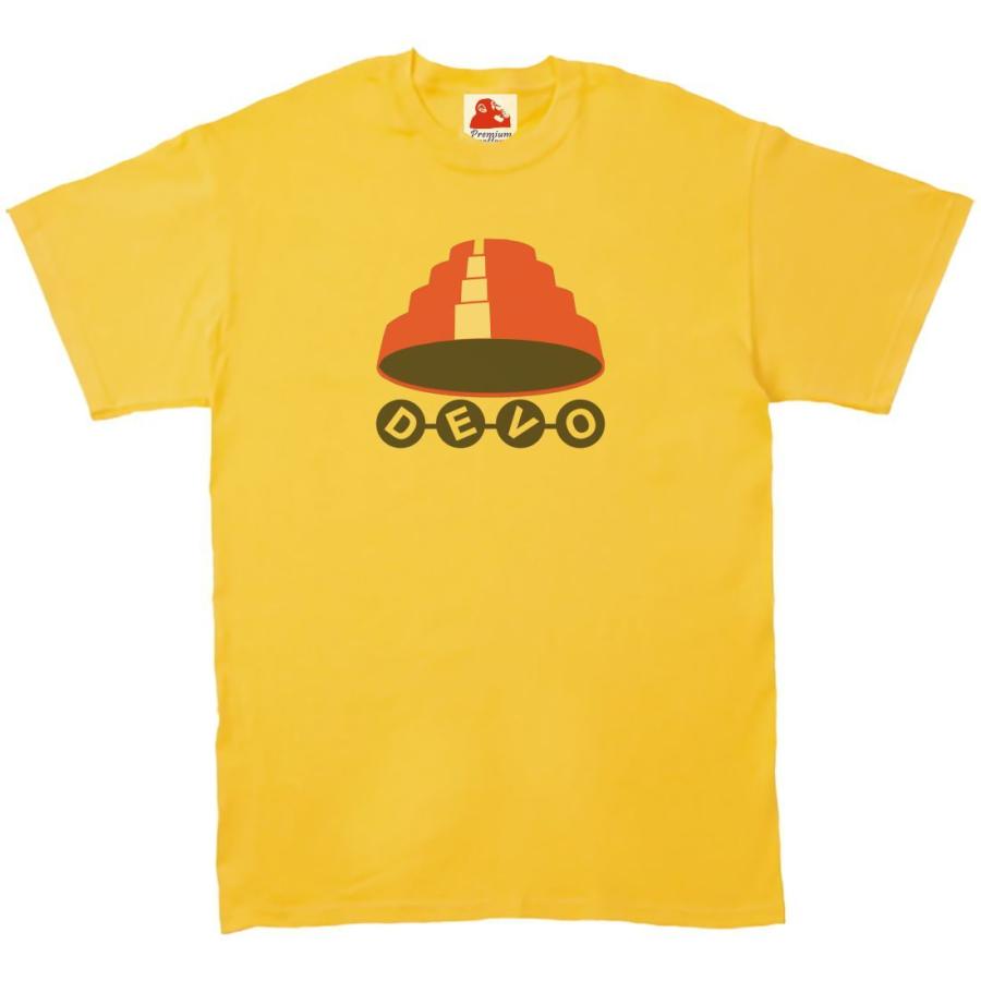 ディーヴォ Devo 音楽Tシャツ ロックTシャツ バンドTシャツ イエロー 