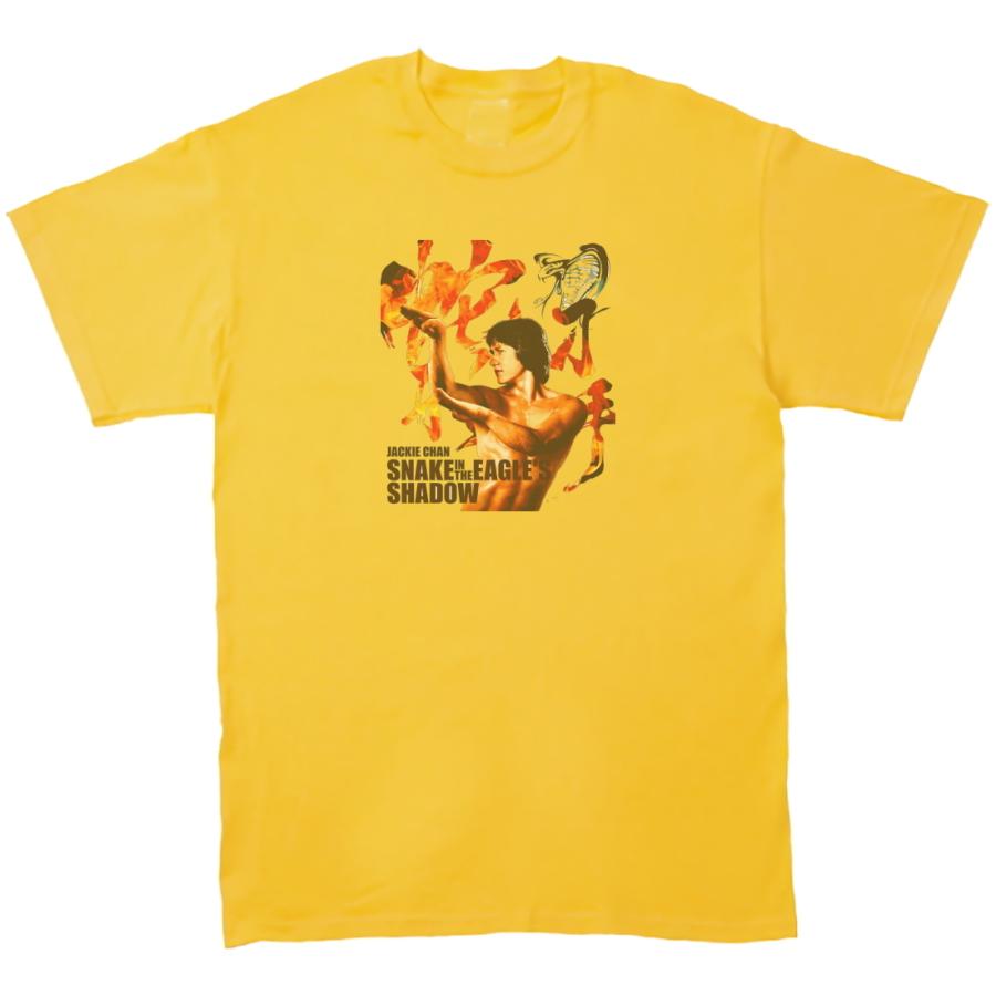 ジャッキーチェン 音楽Tシャツ ロックTシャツ バンドTシャツ イエロー