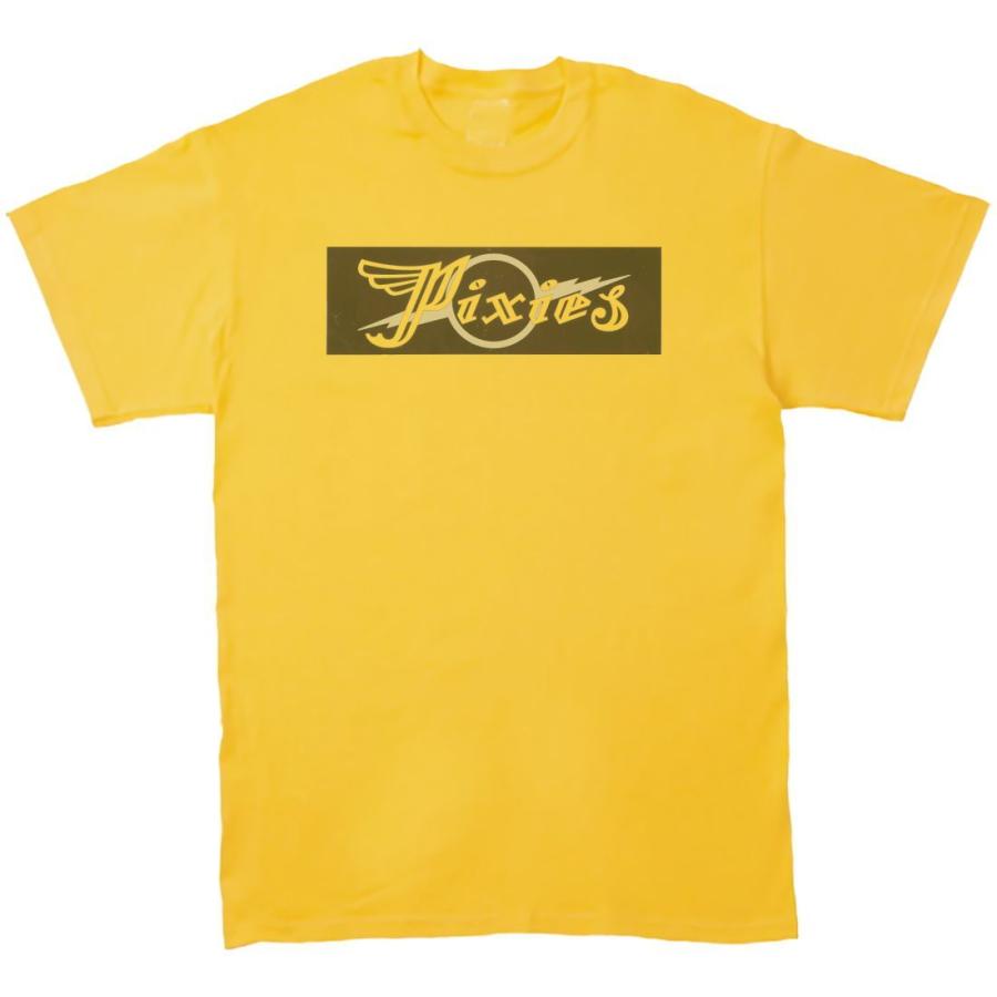 ピクシーズ Pixies 音楽Tシャツ ロックTシャツ バンドTシャツ イエロー