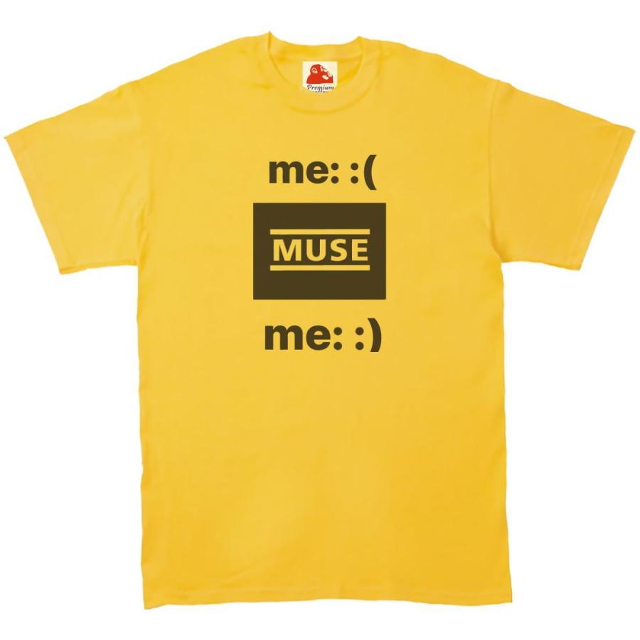 Muse ミューズ 音楽Tシャツ ロックTシャツ バンドTシャツ イエロー 