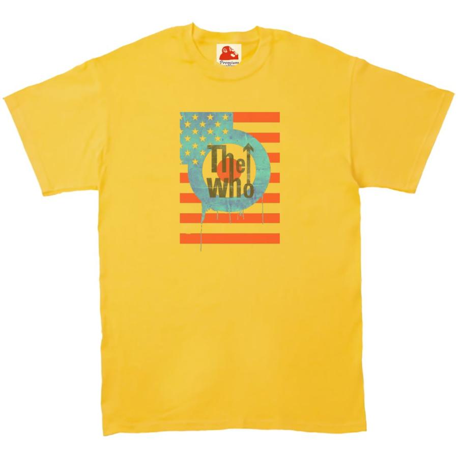 ザ　フー　USA製 THE WHO  Tシャツ Mサイズ イエロー ザ・フー The Who 音楽Tシャツ ロックTシャツ バンドTシャツ イエロー