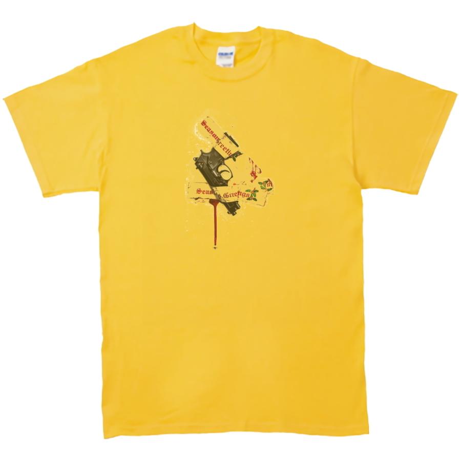 ダイハード 音楽Tシャツ ロックTシャツ バンドTシャツ イエロー