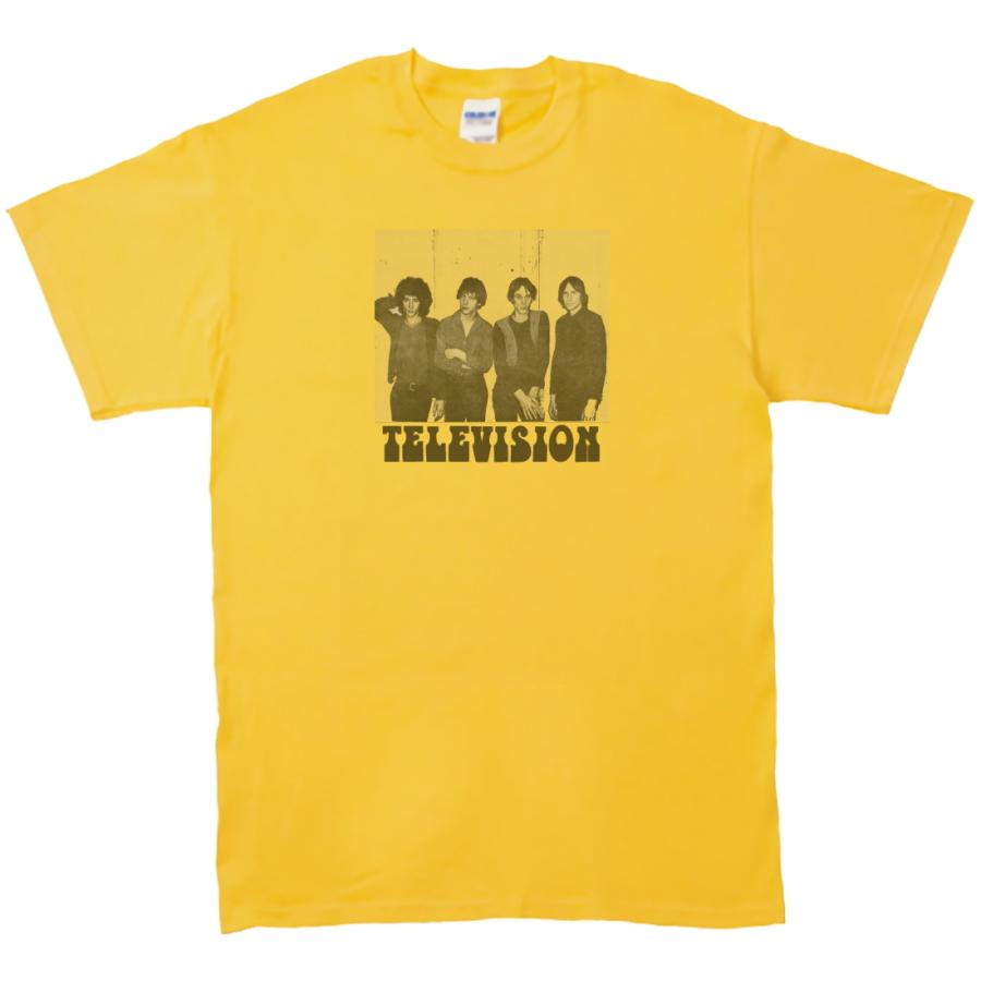 Television 　テレヴィジョン　音楽Tシャツ ロックTシャツ バンドTシャツ　イエロー｜uekitaya