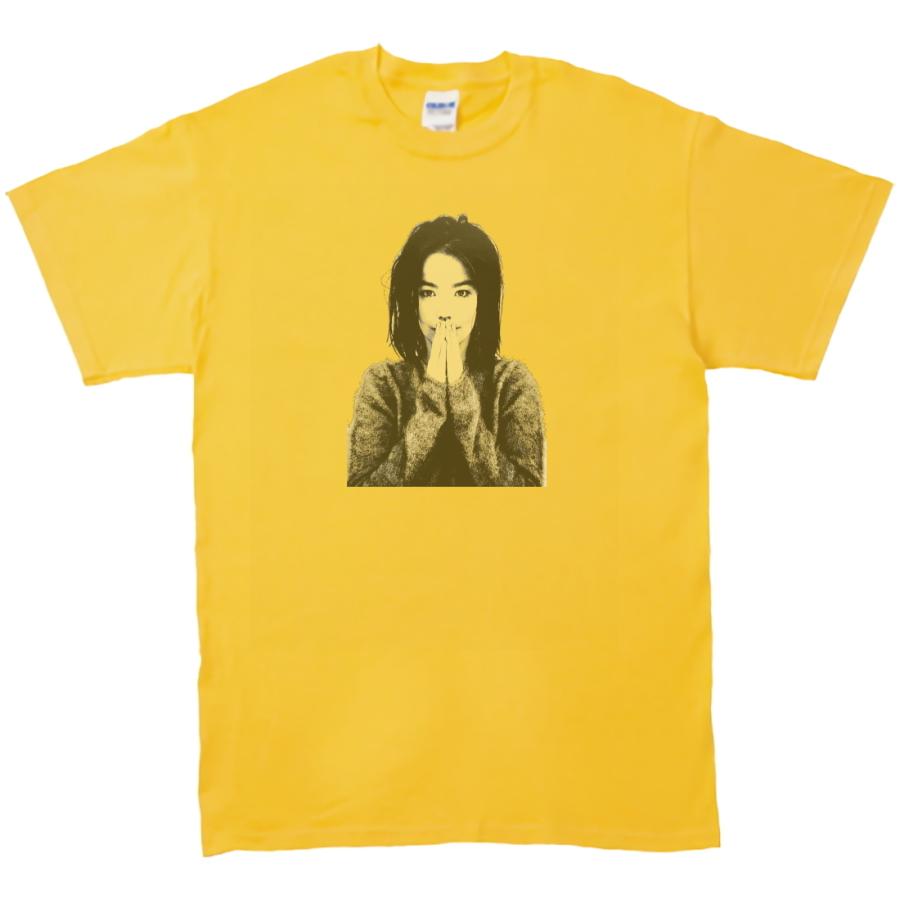 デビュー ビョークのアルバム 音楽Tシャツ ロックTシャツ バンドT 