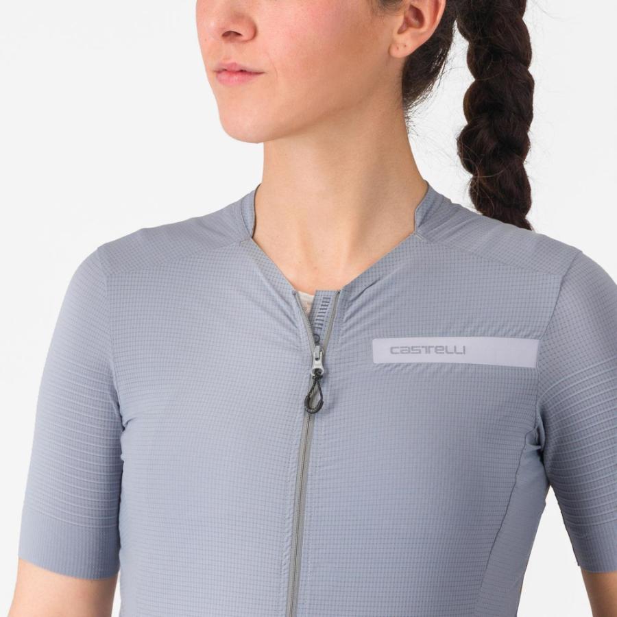 CASTELLI ( カステリ ) PREMIO EVO W JERSEY ( プレミオ エボ W ジャージ )  860 VORTEX GRAYの画像