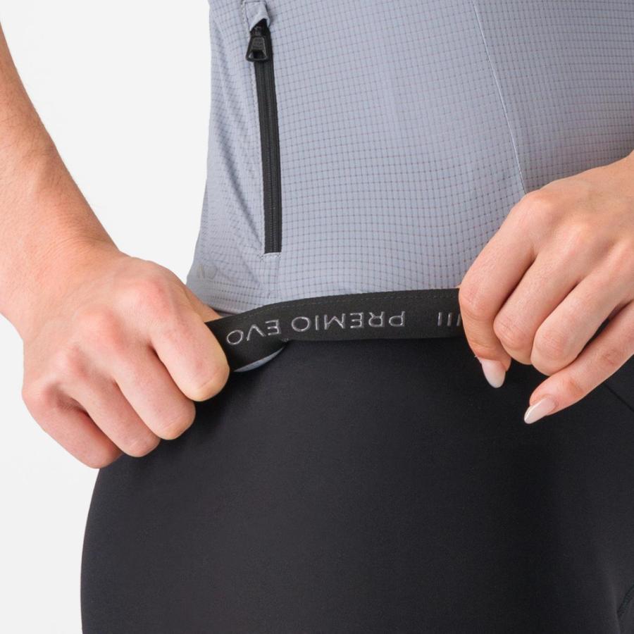 CASTELLI ( カステリ ) PREMIO EVO W JERSEY ( プレミオ エボ W ジャージ )  860 VORTEX GRAYの画像