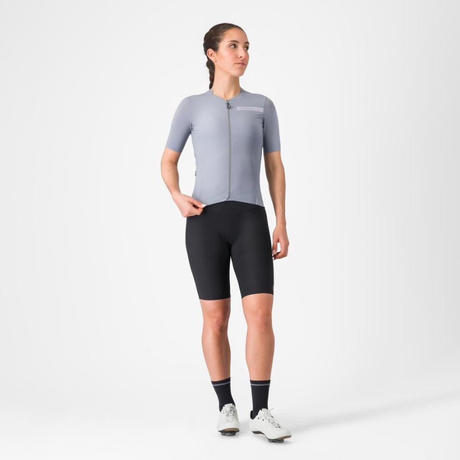 CASTELLI ( カステリ ) PREMIO EVO W JERSEY ( プレミオ エボ W ジャージ )  860 VORTEX GRAYの画像