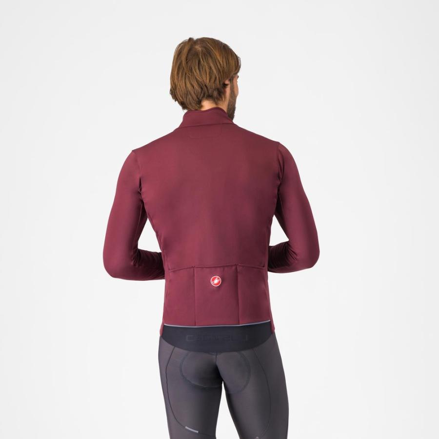 CASTELLI ( カステリ ) ESPRESSO AIR JACKET ( エスプレッソ エアー ジャケット )  625 DEEP BORDEAUXの画像