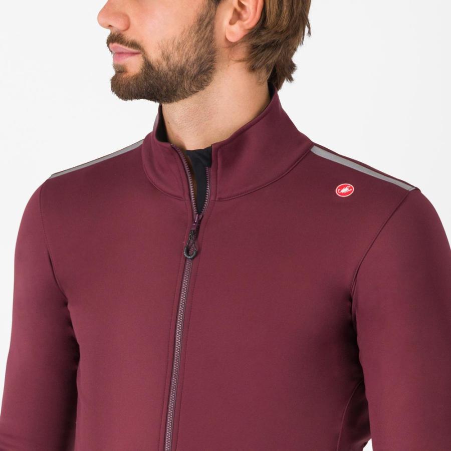 CASTELLI ( カステリ ) ESPRESSO AIR JACKET ( エスプレッソ エアー ジャケット )  625 DEEP BORDEAUXの画像