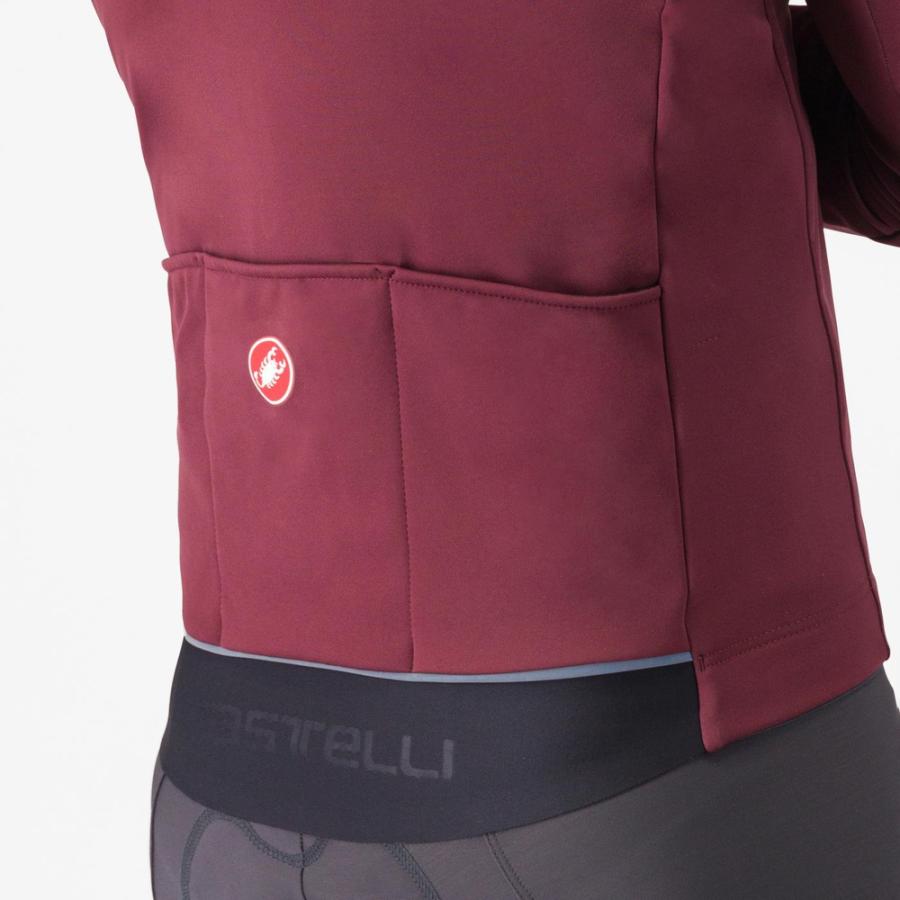 CASTELLI ( カステリ ) ESPRESSO AIR JACKET ( エスプレッソ エアー ジャケット )  625 DEEP BORDEAUXの画像