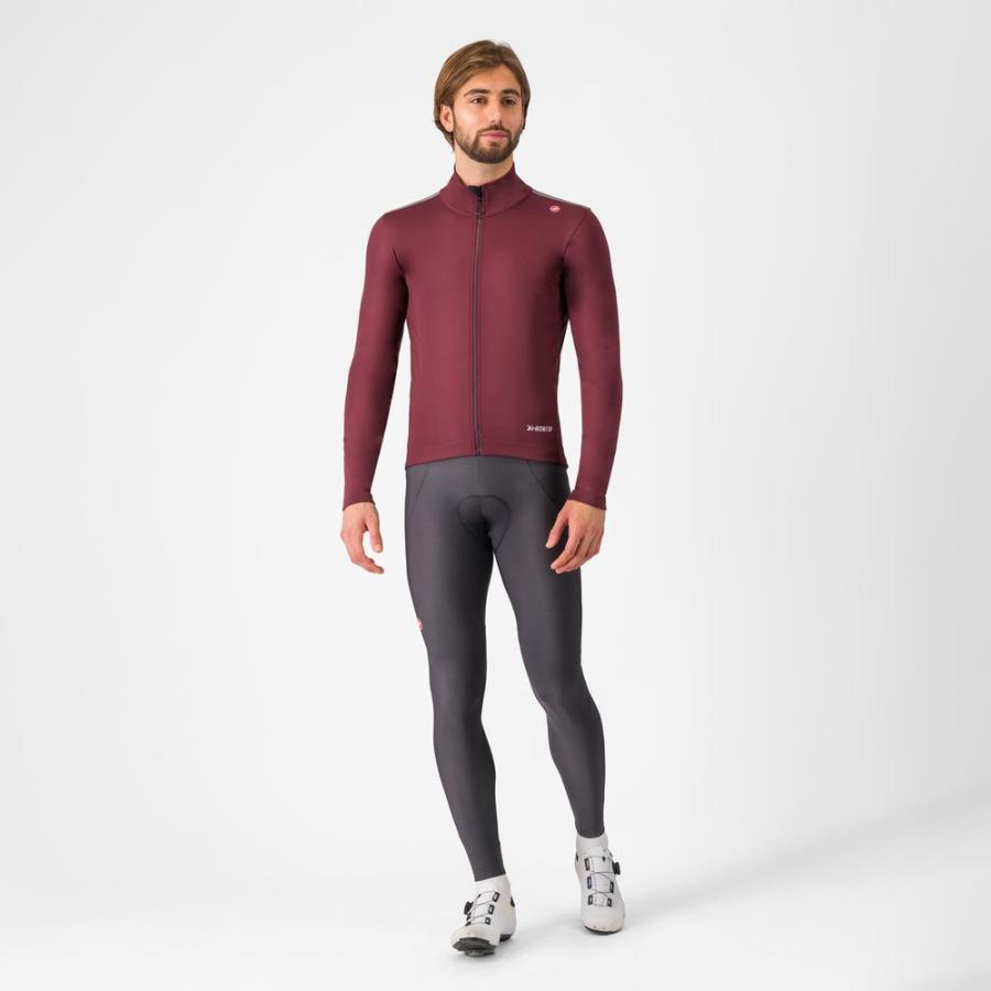 CASTELLI ( カステリ ) ESPRESSO AIR JACKET ( エスプレッソ エアー ジャケット )  625 DEEP BORDEAUXの画像