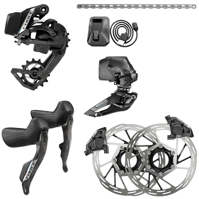 SRAM FORCE etap axsグループセット(中古) 17日まで値下げ SRAM (スラム) FORCE AXS GROUPSET E1 (フォース アクセス グループ