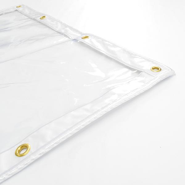 ビニールカーテン 透明 0.3mm厚x幅220-260cmx高さ230-250cm : 上村