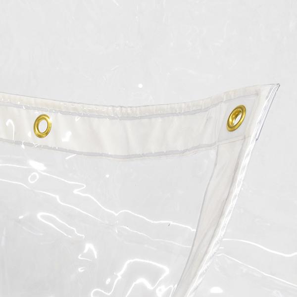 ビニールカーテン 透明 厚手 0.5mm厚x幅220-260cmx高さ105-125cm ビニールカーテン 透明 厚手 0.5mm厚x幅220-260cmx高さ105-125cm