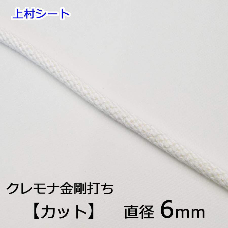 ナイロンロープ 4mm ツヤありモカベージュ クレモナロープ 三つ打ち