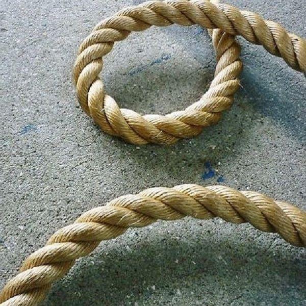 【希少】サイザル麻 綱引きロープ 21m 中古 綱引きロープ 麻ロープ 直径30mm×40m