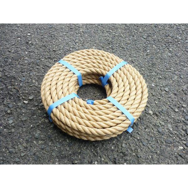 麻ロープ (マニラロープ) 染サイザル 麻 10mm×200ｍ NAASA10200