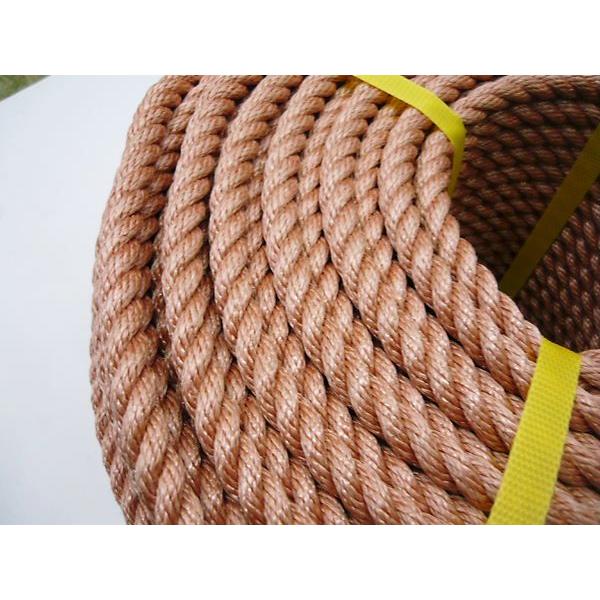 【値下げ】KPロープ　14mm ハイクレロープ KPロープ 14mm×50m 三つ打ち クレポリロープ