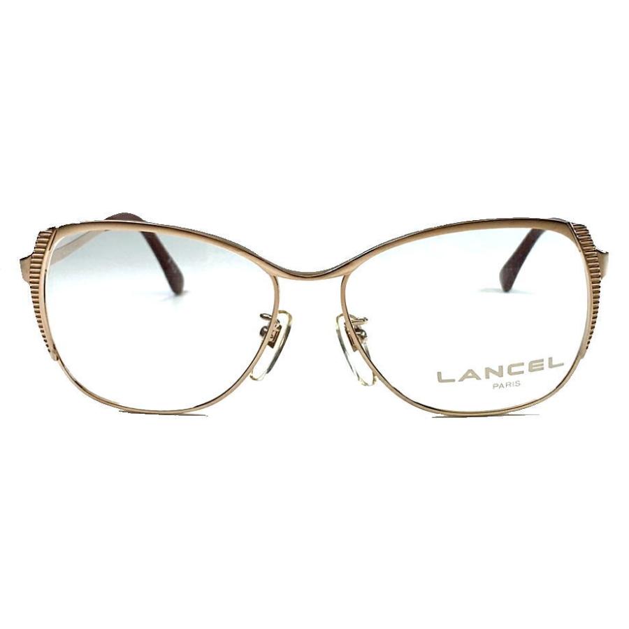 ヴィンテージ 婦人用 メタル メガネフレーム LANCEL ランセル 2003 54 