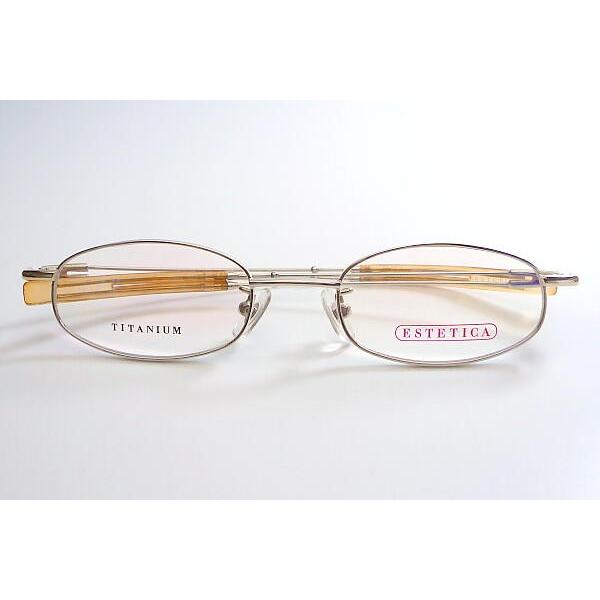 ヴィンテージ　メタル　カニ目　老眼風　メガネフレーム　ESTETICA　3051-2　現品限り｜uemuramegane