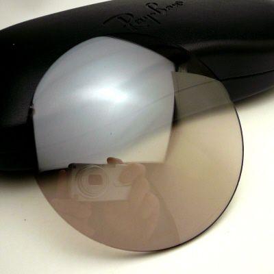 プラスチック　サングラス用　ＣＲ　ブラウン３５シルバーミラー