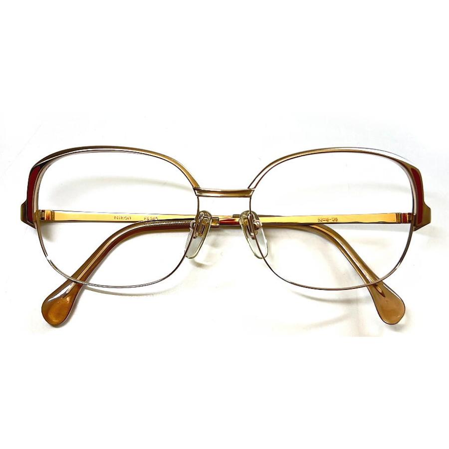 ニコン（Nikon） ヴィンテージ 婦人メタル メガネフレーム FB945 52mm