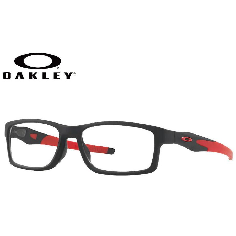 オークリー Oakley 眼鏡 クロスリンク Ox8141 0156 メガネ 度あり 度数注文可 56mm アジアンフィット Crosslink アジアンフィット Ox8141 0156 メガネのウエムラ ヤフー店 ブラック クロスリンク 新素材新作本物