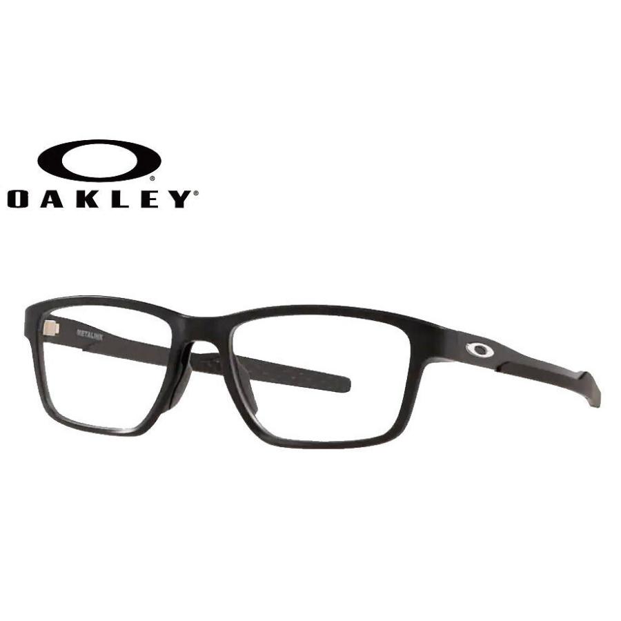 オークリー link メタリンク OX8153-0155 メガネ ブラック メタルフレーム スクエア IT8PM0AAUHPO OAKLEY（オークリー） OAKLEY Metalink メタリンク メガネフレーム