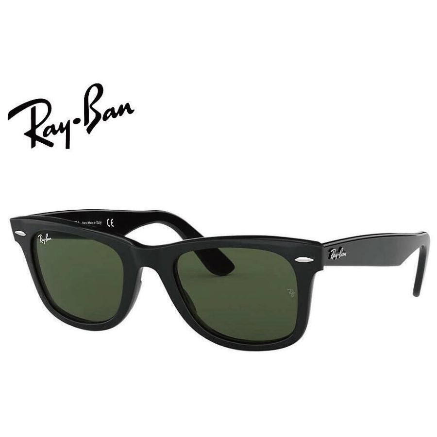 WAYFARER レイバン ブラック/クリスタルグリーン RB2140F 901 52mm
