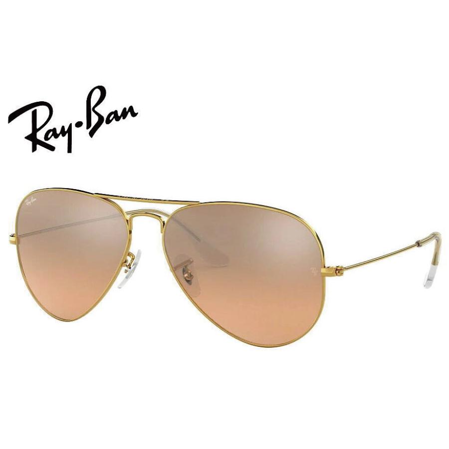 AVIATOR（Ray-Ban） レイバン クラシックメタル ゴールド/ピンク