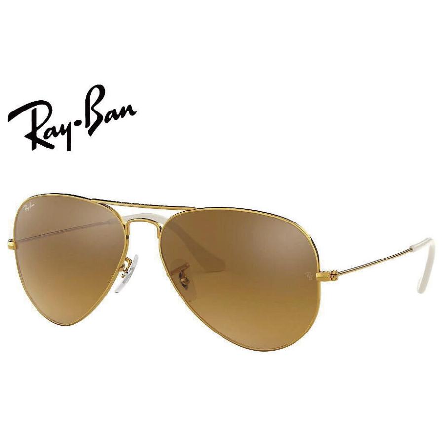AVIATOR（Ray-Ban） レイバン AVIATOR LARGE METAL ゴールド/ブラウン