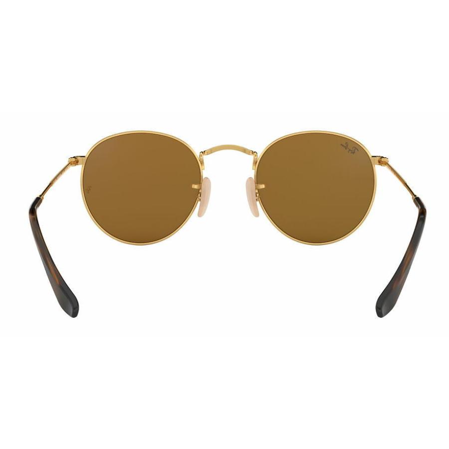 ROUND（Ray-Ban） レイバン ROUND METAL FLAT LENSES ゴールド