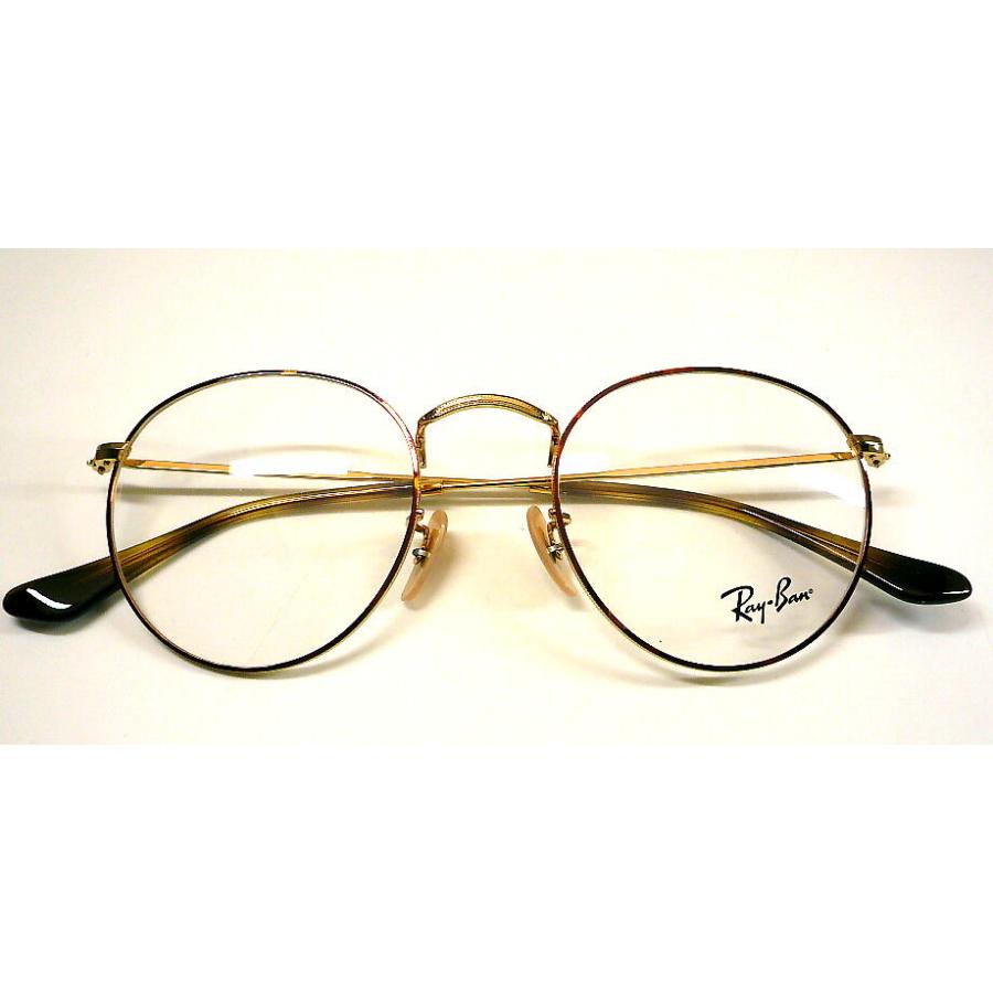 レイバン RayBan ROUND METAL メガネフレーム RX3447V 2945 50mm ハバナオンアリスタ（ゴールド）｜uemuramegane｜04