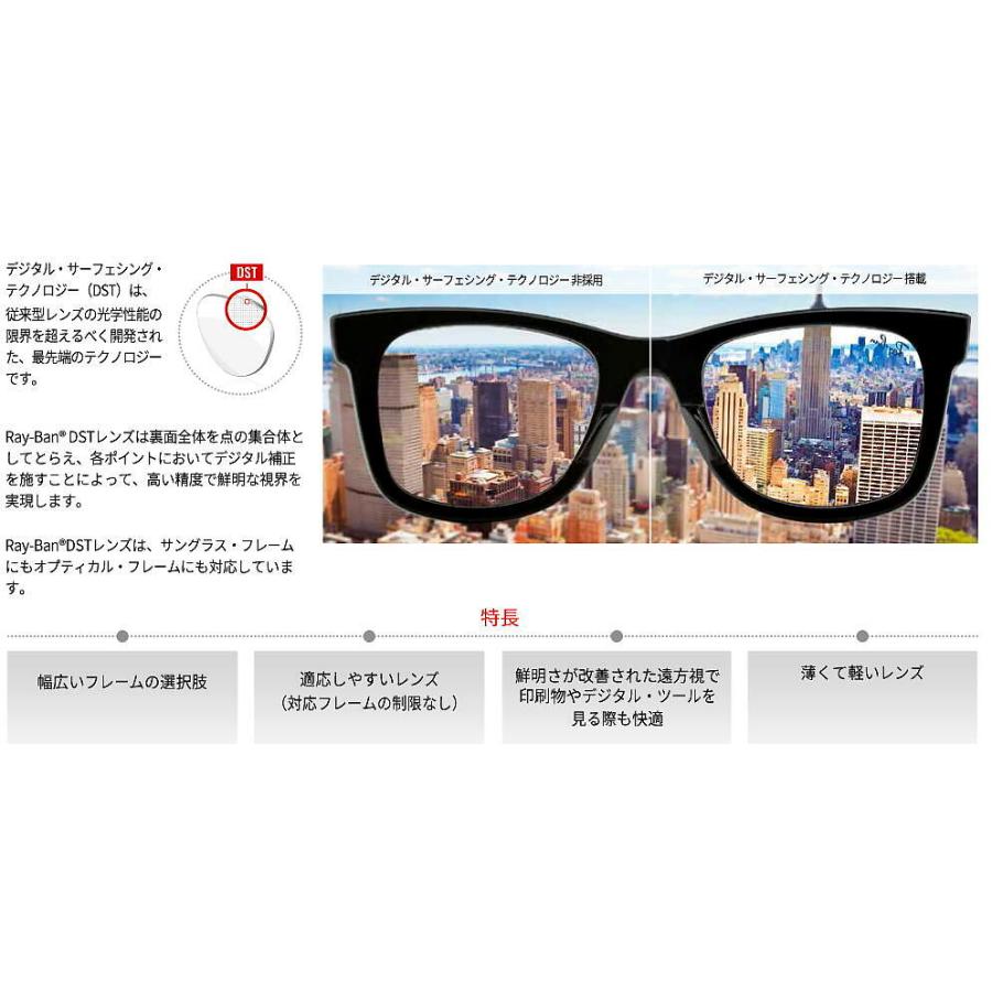 Ray-Ban レイバン RX7247D-2000 ライトグレーサングラス Ray-Ban レイバン メガネ RX7247D 2000 Black/Black 51サイズ