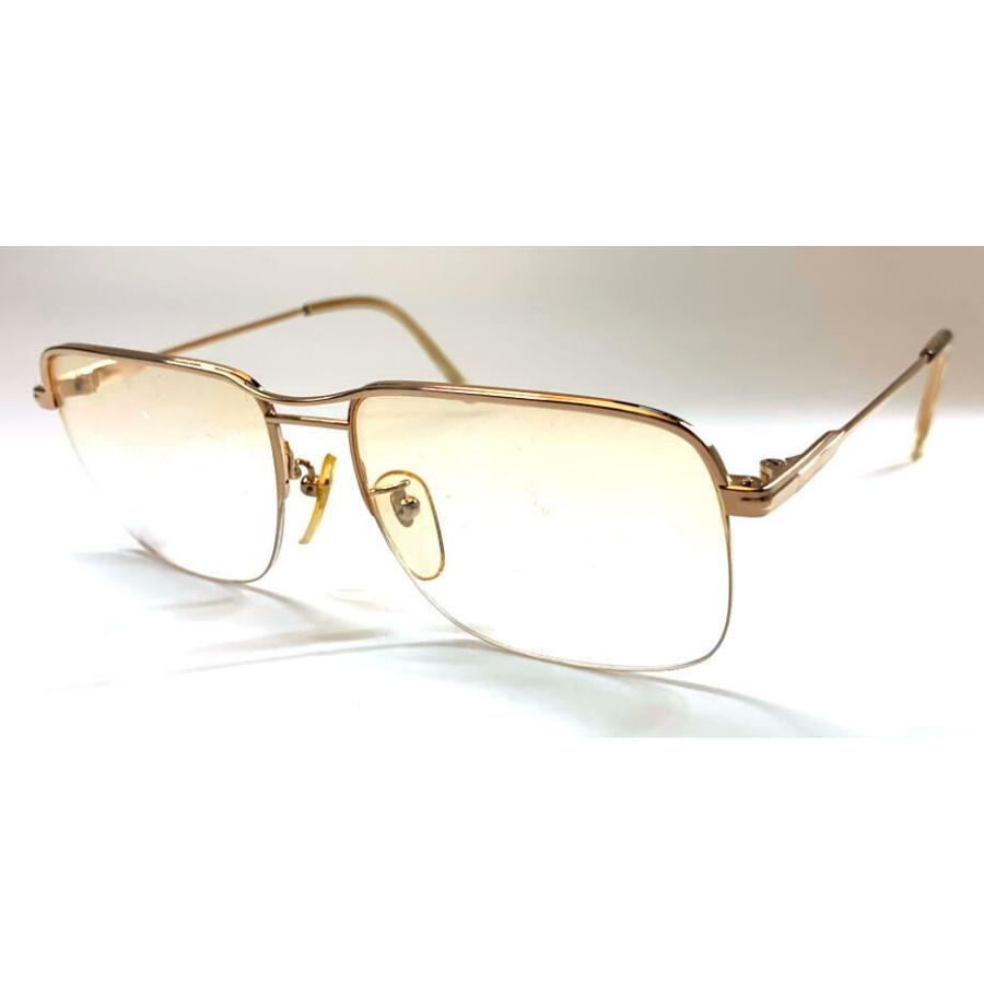 ヴィンテージ ナイロール VISTA S-702 P FGP 56mm メガネフレーム