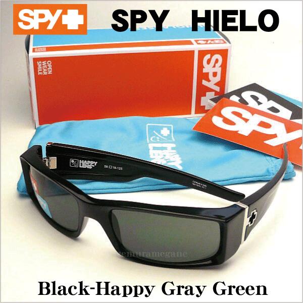 スパイ【SPY-HIELO】サングラス　ＨＩＥＬＯ−ＢＫ-ＨＧＧ HIELO BLACK HAPPY GRAY GREEN｜uemuramegane