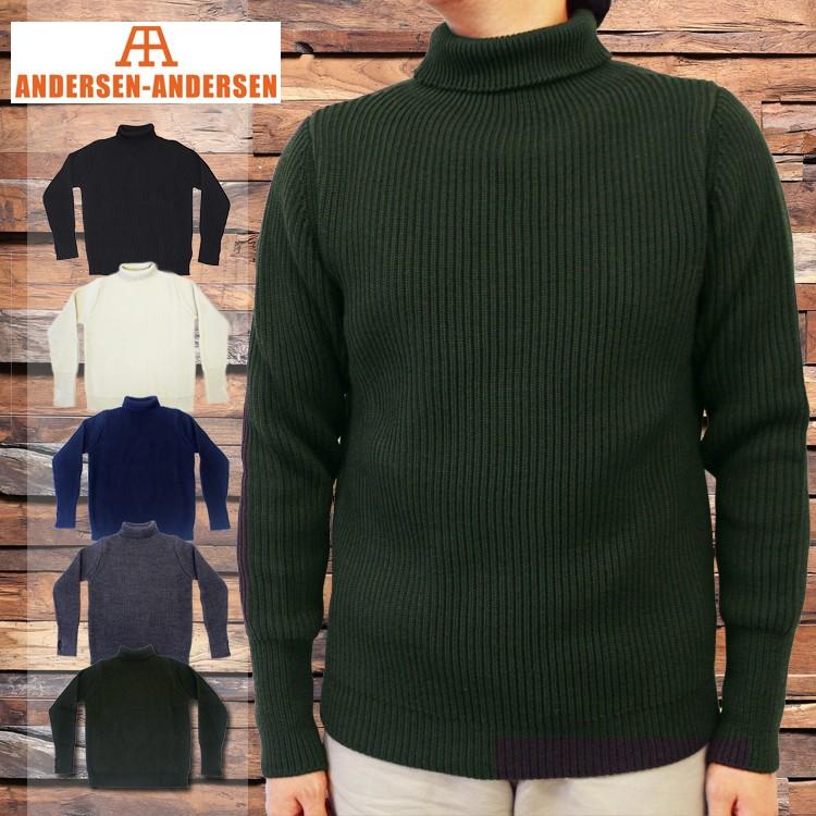 ANDERSEN-ANDERSEN アンデルセン アンデルセン NAVY TURTLE NECK