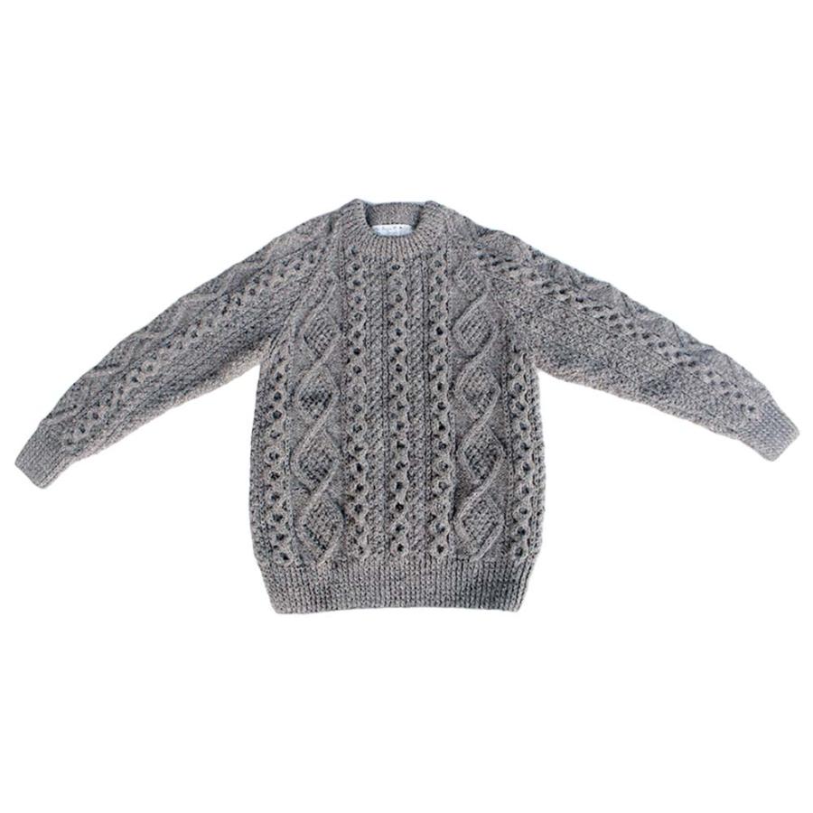 ATHENA DESIGNS アテナデザイン ARAN CREWNECK SWEATER アラン ATHENA DESIGNS アテナデザイン ARAN CREWNECK SWEATER アラン