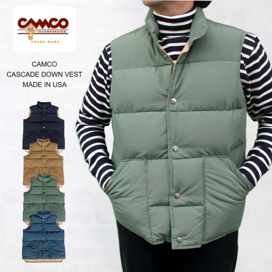 CAMCO カムコ CASCADE DOWN VEST カスケード ダウン ベスト 数量 CAMCO カムコ CASCADE DOWN VEST カスケード ダウン ベスト 数量