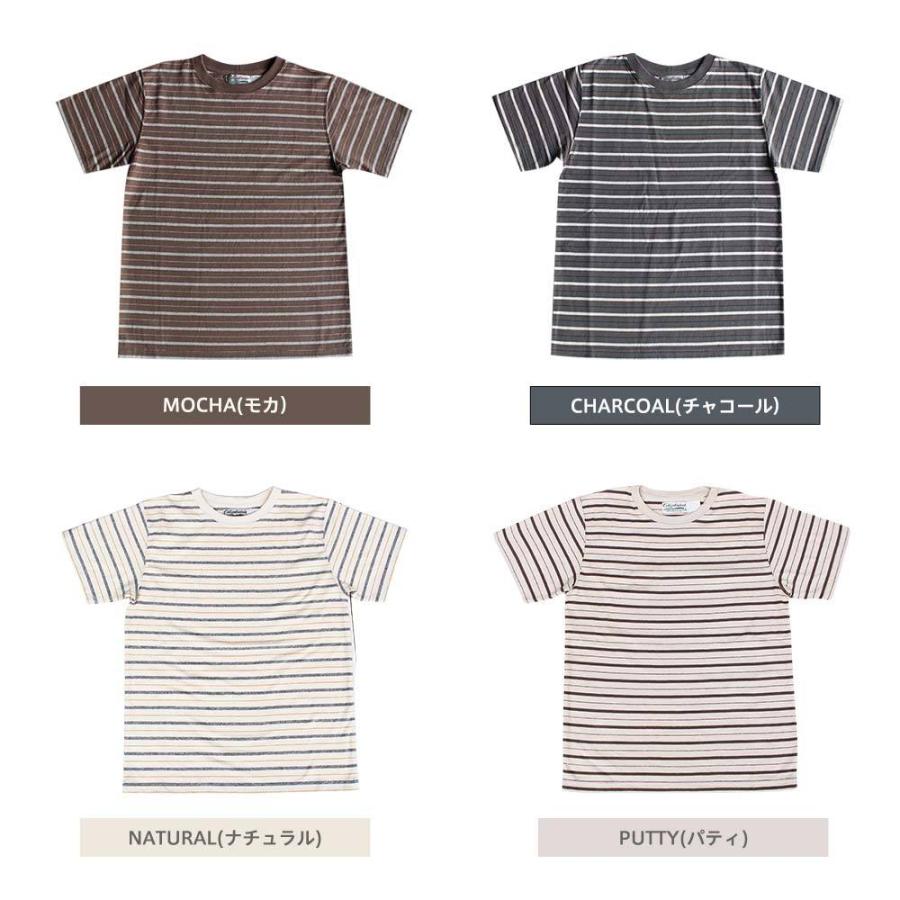 コロンビアニット Columbia knit EX.S S Williamette Stripe Tee 別注