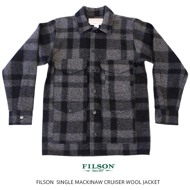 FILSON フィルソン SINGLE MACKINAW CRUISER WOOL JACKET FILSON フィルソン SINGLE MACKINAW CRUISER WOOL JACKET