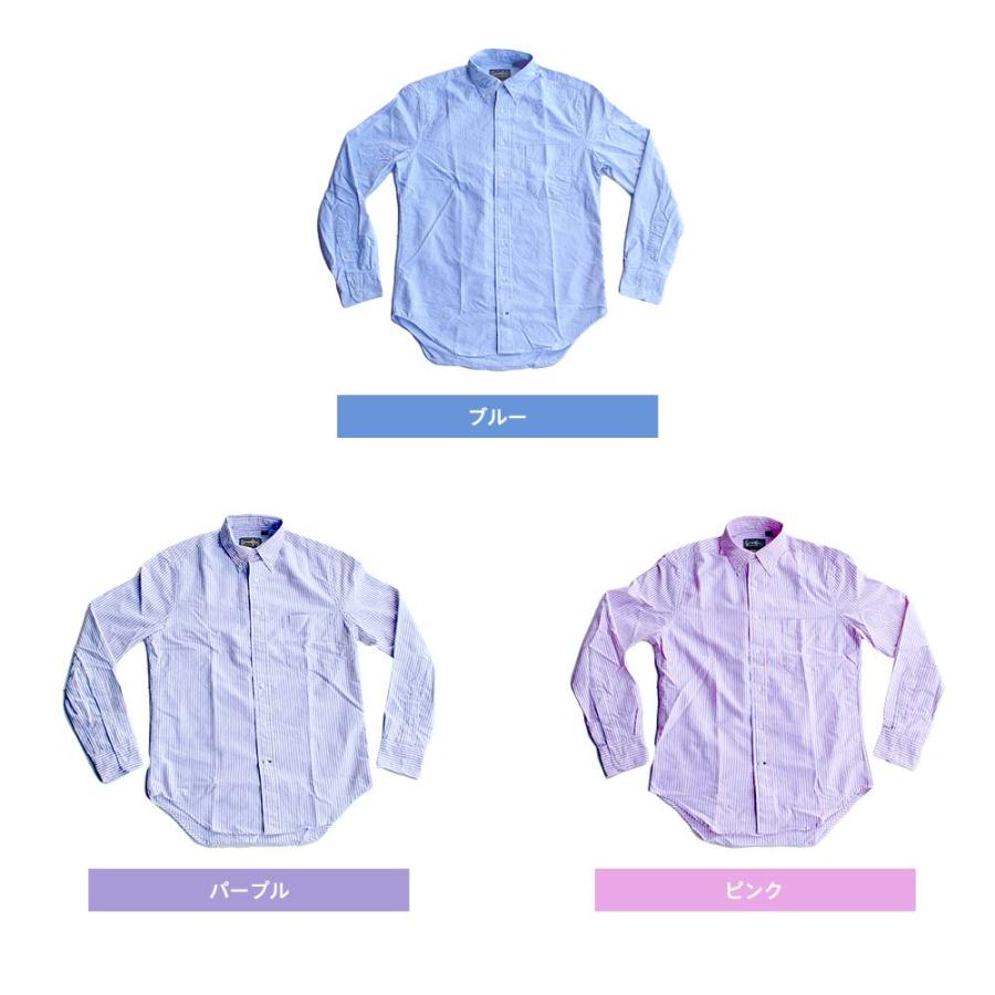 ギットマンヴィンテージ GITMAN VINTAGE CANDY STRIPE OXFORD